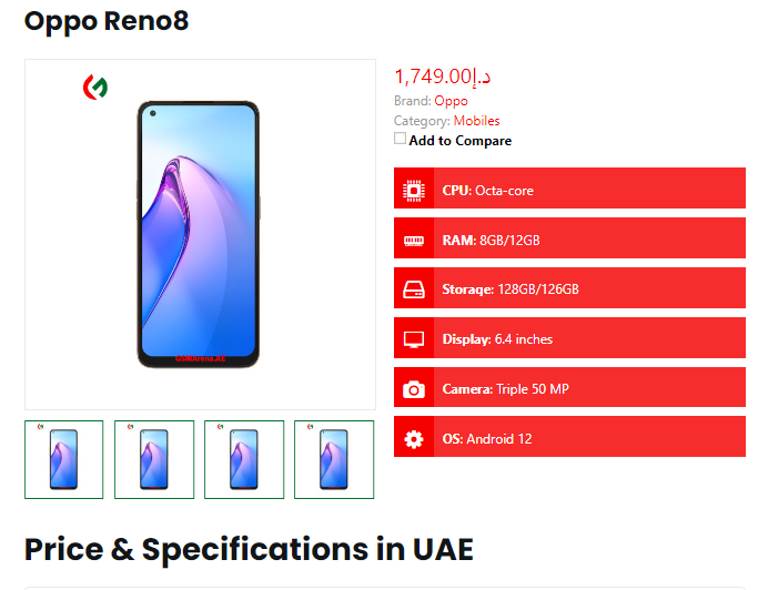 Oppo Reno 8