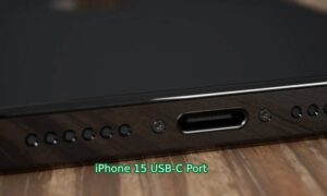 iPhone 15 USB-C Port