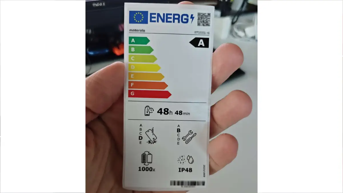 battery life labels for smartphones and tablets