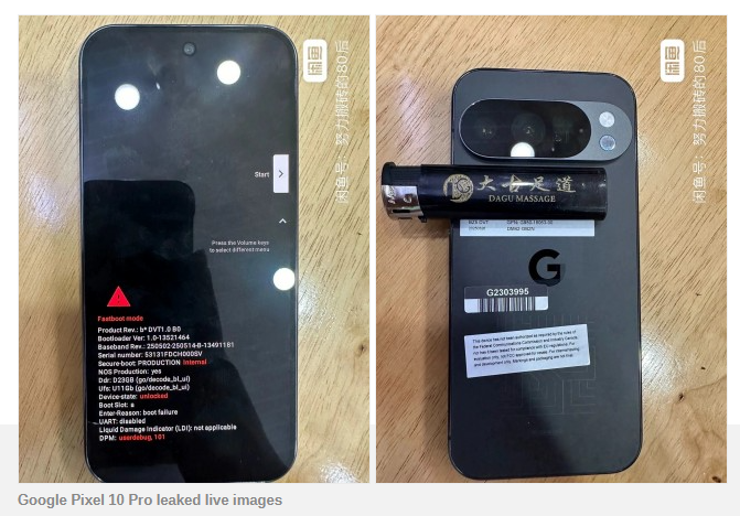 Google Pixel 10 Pro prototype