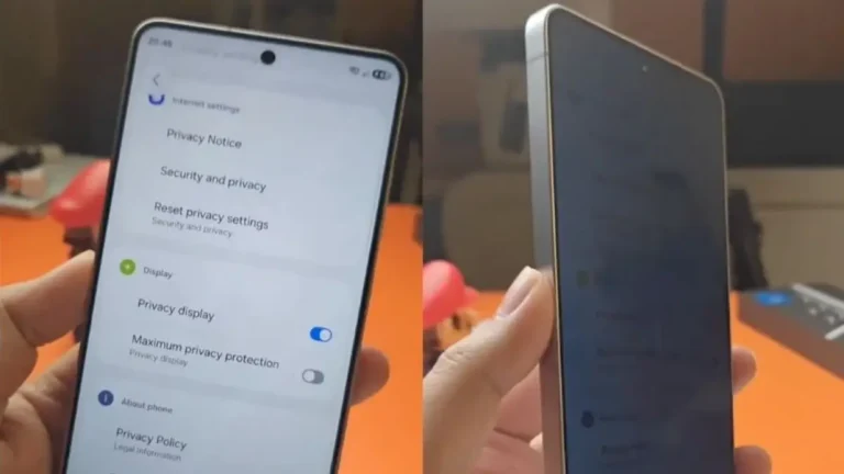 Samsung Galaxy S26 Ultra privacy display