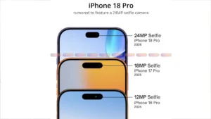 iPhone 18 Pro selfie camera upgrade