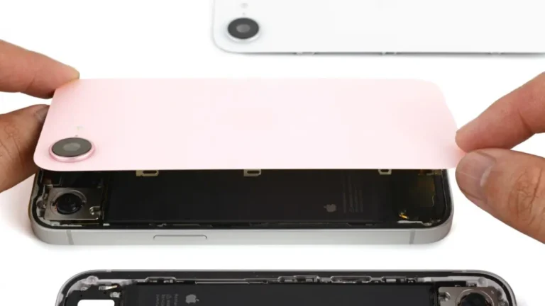 iPhone 17e rear panel leak